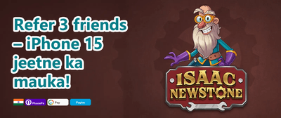 100% Welcome Bonus on First Deposit - ₹50,000 Max! promotion banner